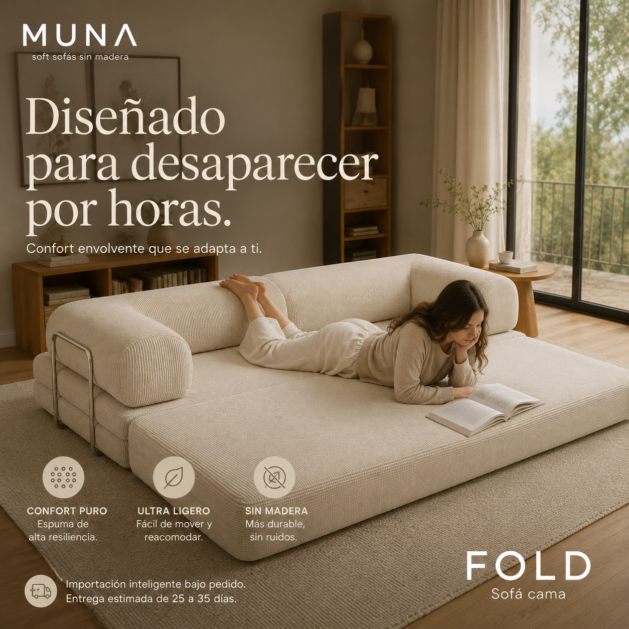 MUNA FOLD Sofa Cama